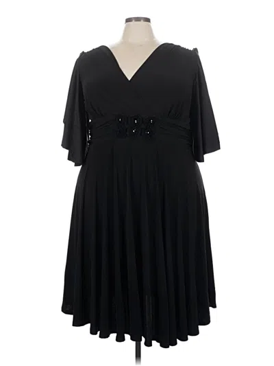 Pre-owned Dressbarn Cocktail Dress In Black