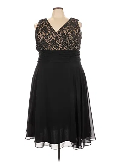 Pre-owned Dressbarn Cocktail Dress In Black