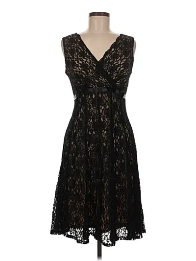 Pre-owned Dressbarn Cocktail Dress In Black