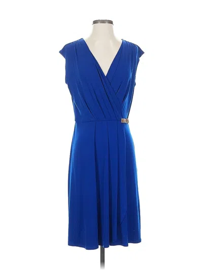 Pre-owned Dressbarn Cocktail Dress In Blue