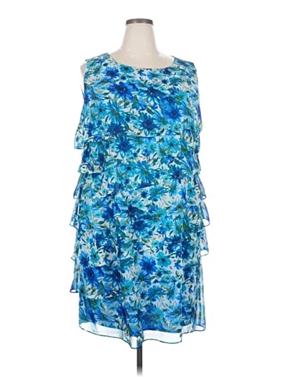 Pre-owned Dressbarn Cocktail Dress In Blue