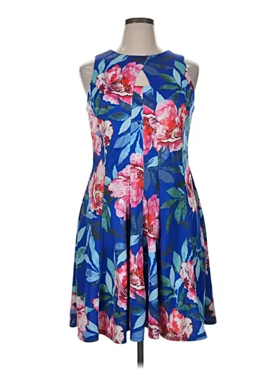 Pre-owned Dressbarn Cocktail Dress In Blue