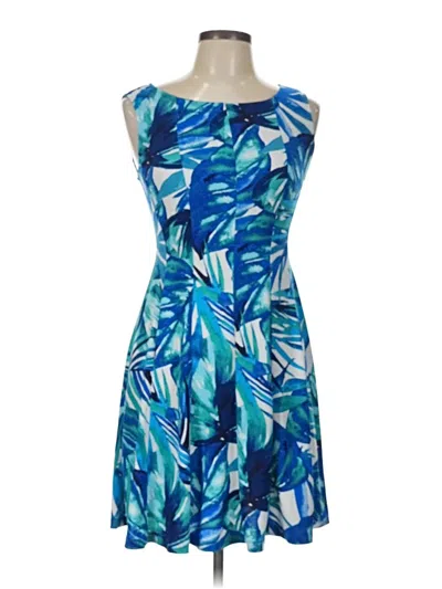 Pre-owned Dressbarn Cocktail Dress In Blue