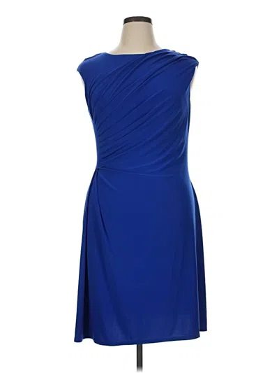 Pre-owned Dressbarn Cocktail Dress In Blue
