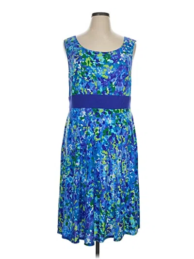 Pre-owned Dressbarn Cocktail Dress In Blue