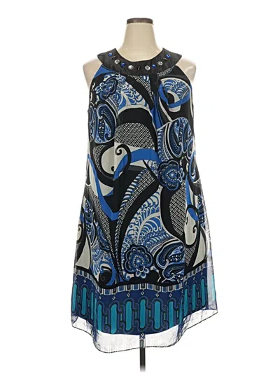 Pre-owned Dressbarn Cocktail Dress In Blue