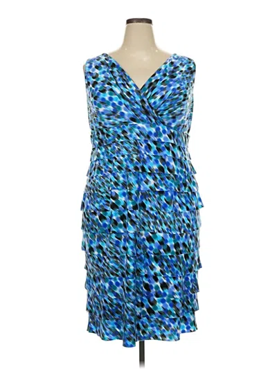 Pre-owned Dressbarn Cocktail Dress In Blue