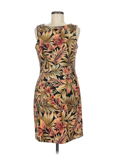 Pre-owned Dressbarn Cocktail Dress In Brown