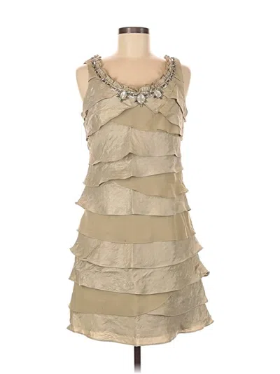 Pre-owned Dressbarn Cocktail Dress In Brown