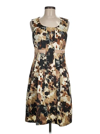 Pre-owned Dressbarn Cocktail Dress In Brown