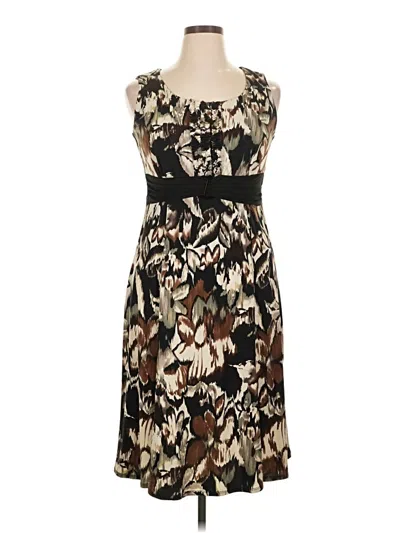 Pre-owned Dressbarn Cocktail Dress In Brown