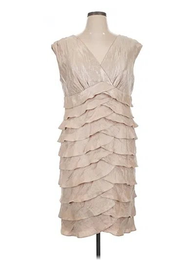 Pre-owned Dressbarn Cocktail Dress In Brown