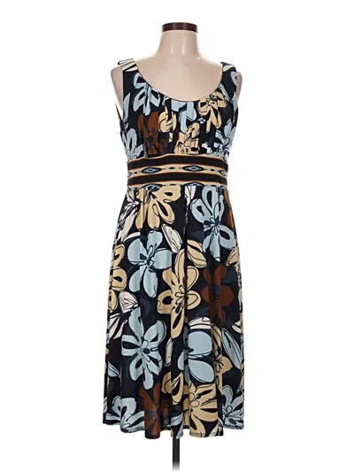 Pre-owned Dressbarn Cocktail Dress In Brown