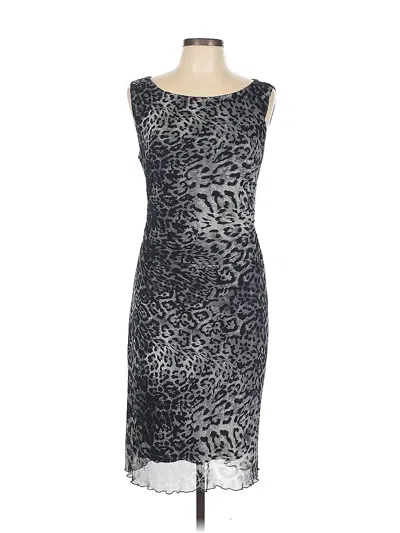 Pre-owned Dressbarn Cocktail Dress In Gray