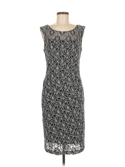 Pre-owned Dressbarn Cocktail Dress In Gray
