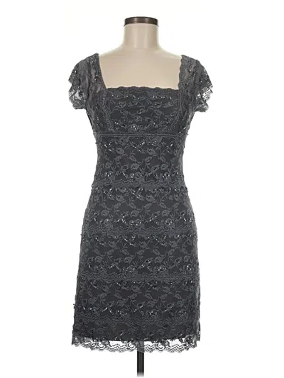 Pre-owned Dressbarn Cocktail Dress In Gray