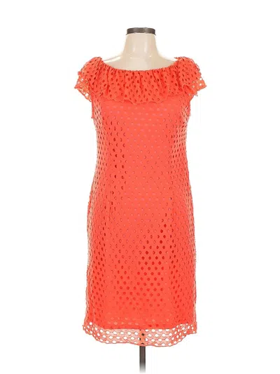 Pre-owned Dressbarn Cocktail Dress In Orange