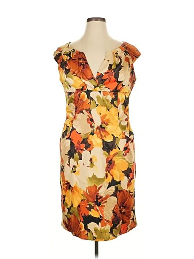 Pre-owned Dressbarn Cocktail Dress In Orange