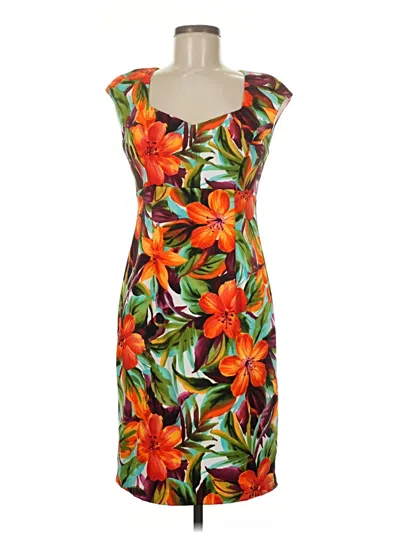 Pre-owned Dressbarn Cocktail Dress In Orange