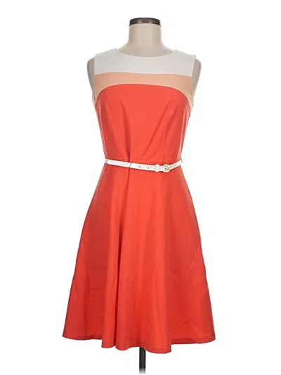 Pre-owned Dressbarn Cocktail Dress In Orange