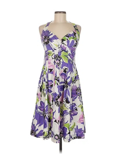 Pre-owned Dressbarn Cocktail Dress In Purple