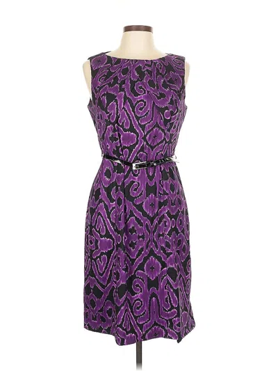 Pre-owned Dressbarn Cocktail Dress In Purple