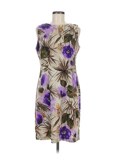 Pre-owned Dressbarn Cocktail Dress In Purple