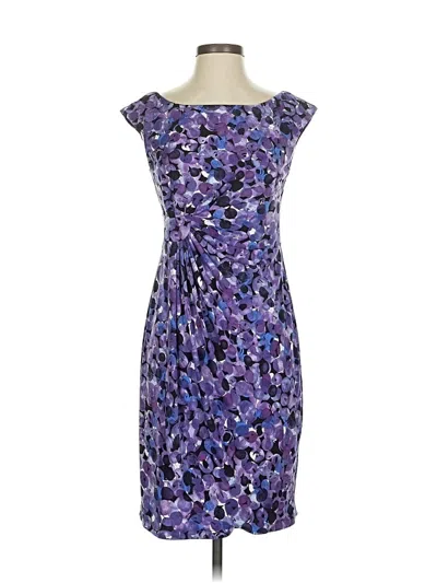 Pre-owned Dressbarn Cocktail Dress In Purple