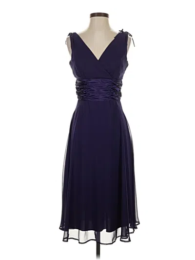Pre-owned Dressbarn Cocktail Dress In Purple