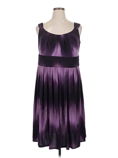 Pre-owned Dressbarn Cocktail Dress In Purple
