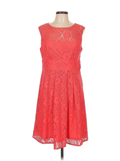 Pre-owned Dressbarn Cocktail Dress In Red