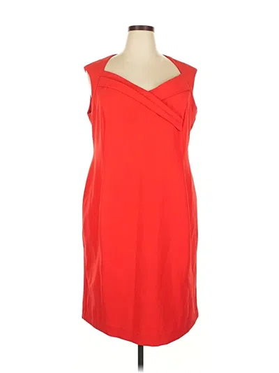 Pre-owned Dressbarn Cocktail Dress In Red
