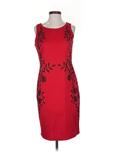 Pre-owned Dressbarn Cocktail Dress In Red