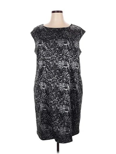 Pre-owned Dressbarn Cocktail Dress In Silver