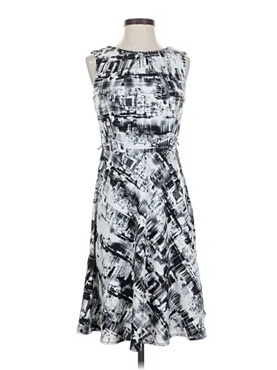 Pre-owned Dressbarn Cocktail Dress In Silver