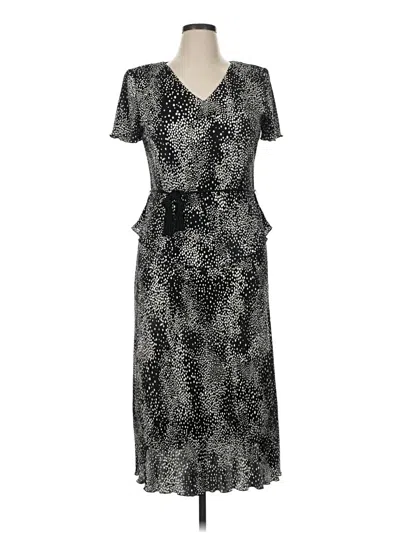 Pre-owned Dressbarn Cocktail Dress In Silver
