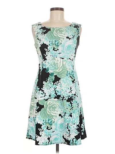 Pre-owned Dressbarn Cocktail Dress In Teal