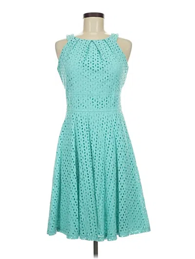 Pre-owned Dressbarn Cocktail Dress In Teal
