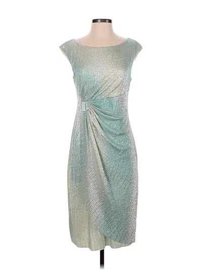 Pre-owned Dressbarn Cocktail Dress In Teal