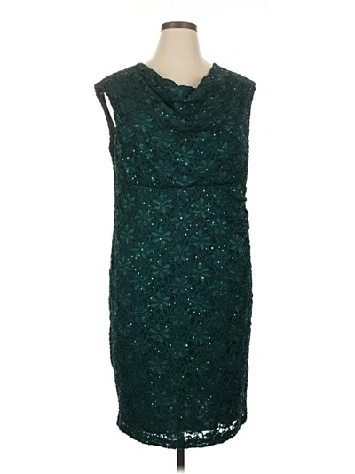 Pre-owned Dressbarn Cocktail Dress In Teal