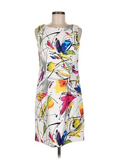 Pre-owned Dressbarn Cocktail Dress In White