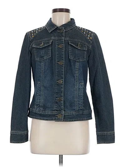 Pre-owned Dressbarn Denim Jacket In Blue
