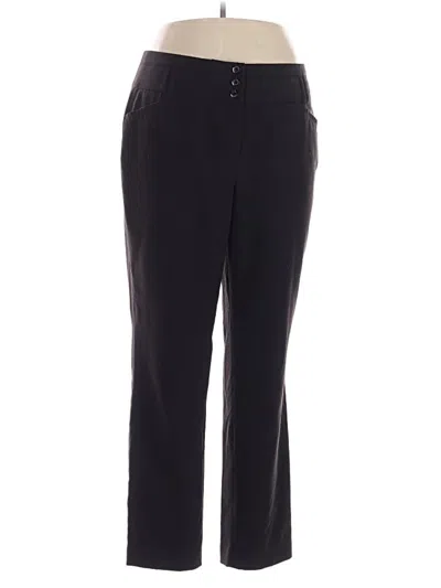 Pre-owned Dressbarn Dress Pants In Black