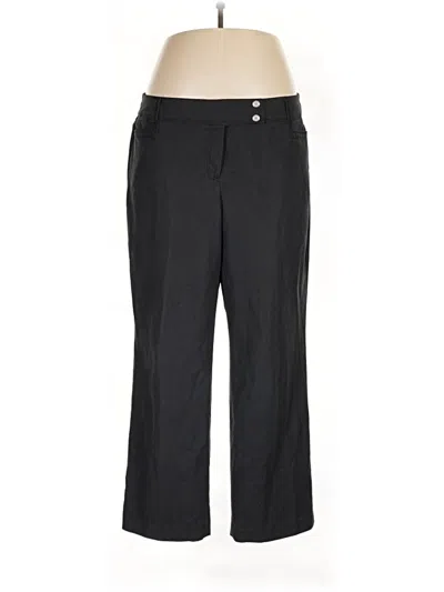 Pre-owned Dressbarn Dress Pants In Black