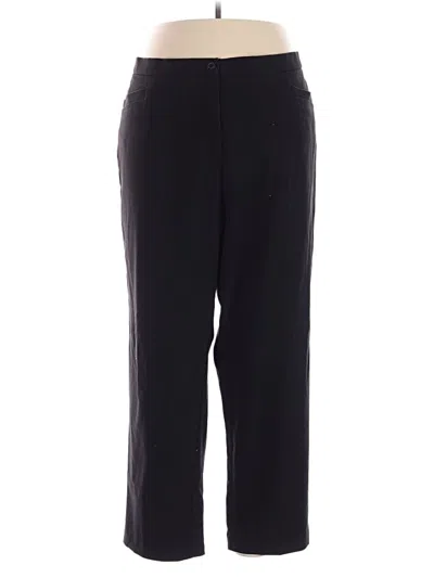 Pre-owned Dressbarn Dress Pants In Black