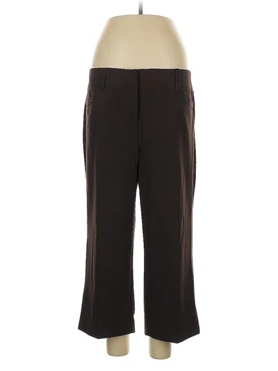 Pre-owned Dressbarn Dress Pants In Brown
