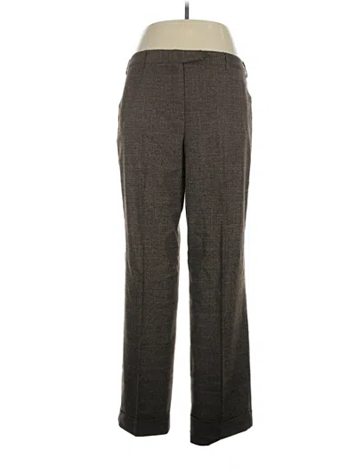 Pre-owned Dressbarn Dress Pants In Brown