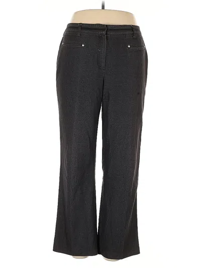 Pre-owned Dressbarn Dress Pants In Gray