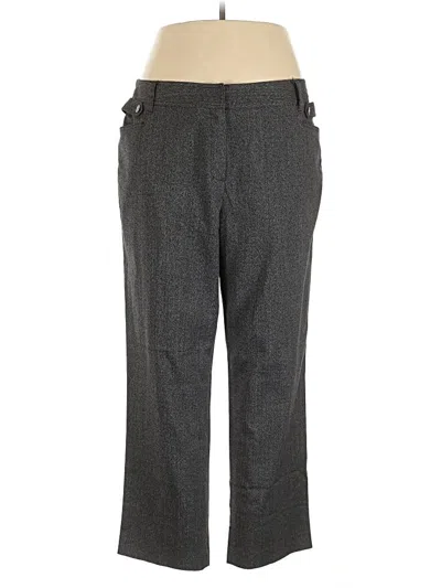 Pre-owned Dressbarn Dress Pants In Gray