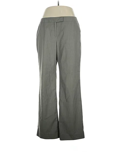Pre-owned Dressbarn Dress Pants In Gray